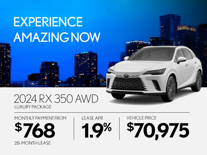 New Lexus RX Promotions in Montreal