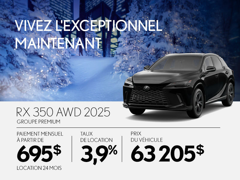 Promotion Lexus RX neuf  Montral