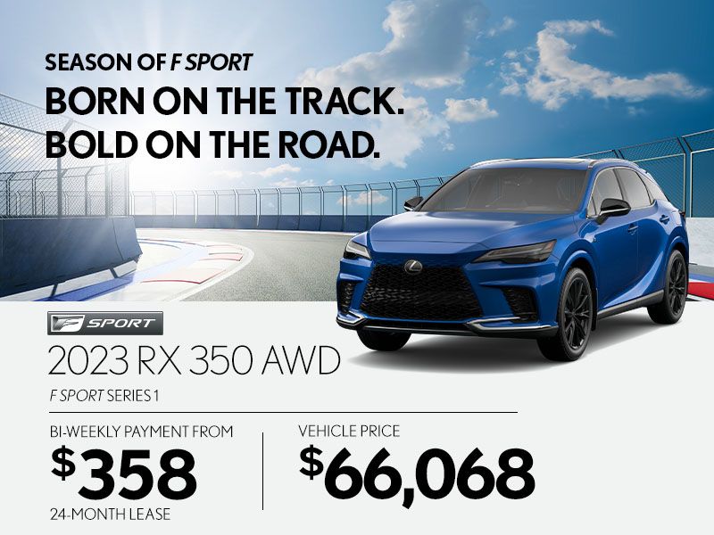 Spinelli Lexus PointeClaire New Lexus RX Promotions in Montreal