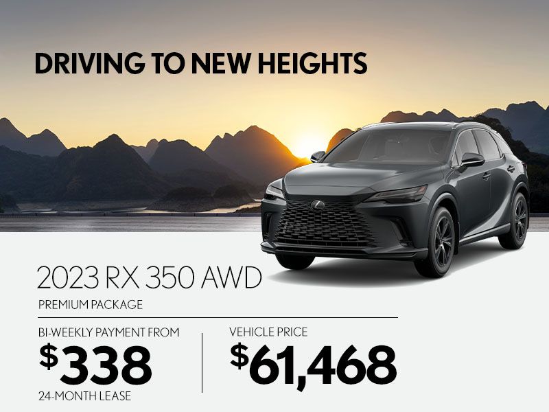 Spinelli Lexus Lachine New Lexus RX Promotions in Montreal