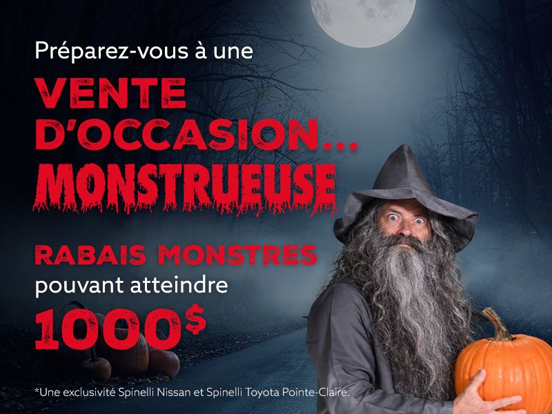 Préparez-vous à une vente d’occasion… monstrueuse chez Spinelli!