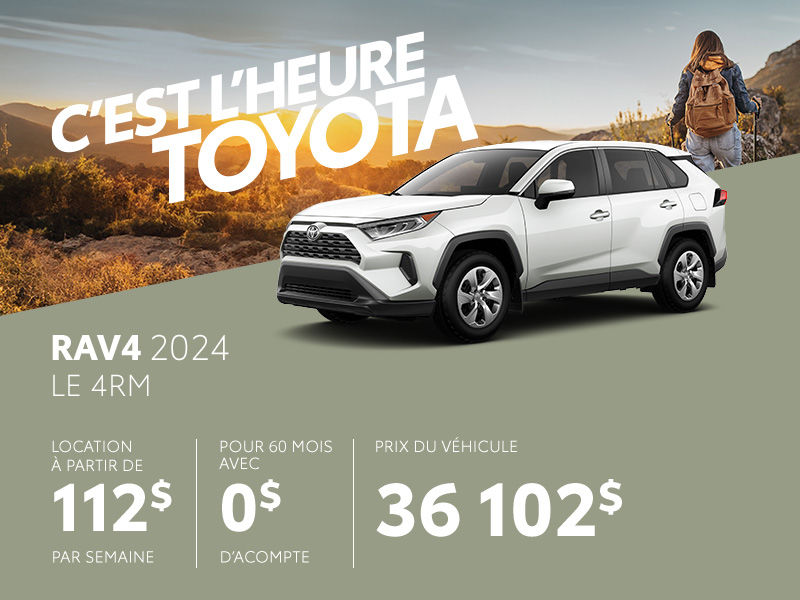 Toyota RAV4 neuf en promotion  Montral