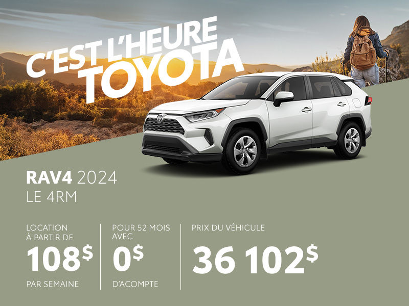 Toyota RAV4 neuf en promotion  Montral