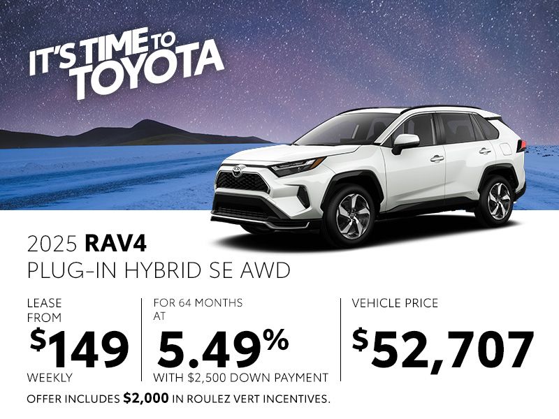 New Toyota RAV4 Deals in Montreal