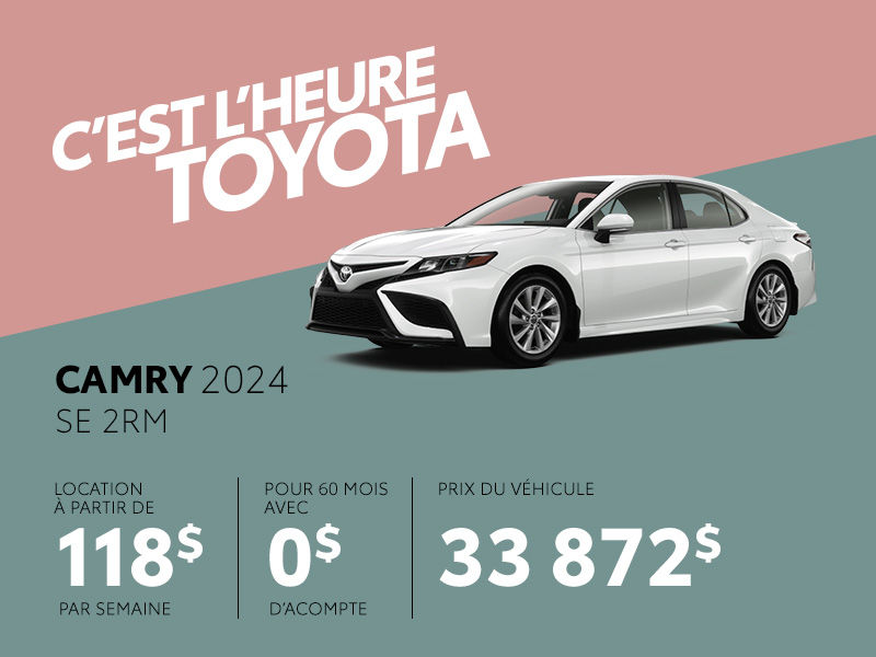 Toyota Camry neuf en promotion à Montréal