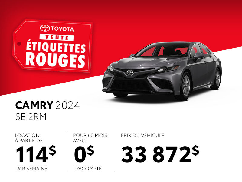 Toyota Camry neuf en promotion  Montral