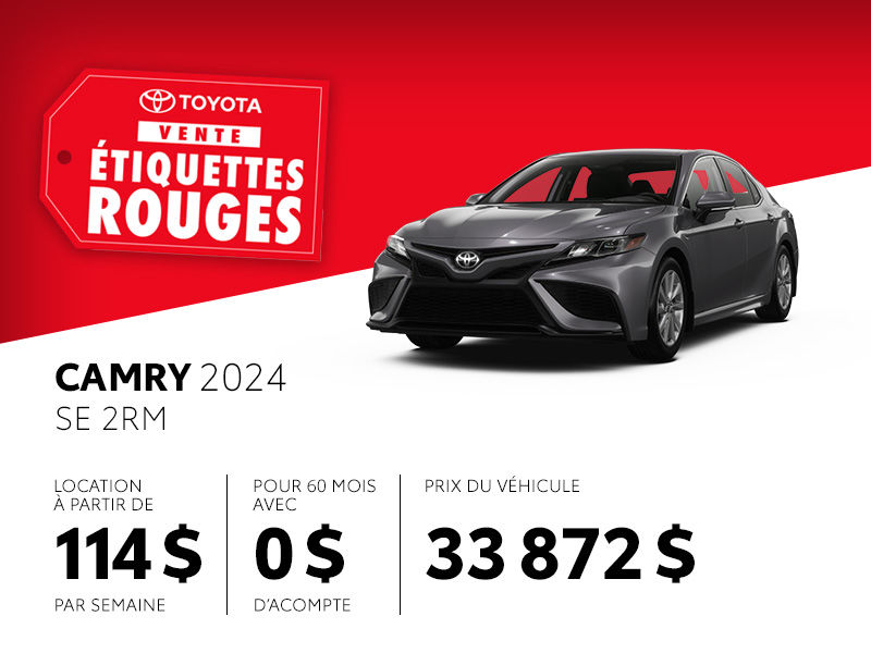 Toyota Camry neuf en promotion à Montréal