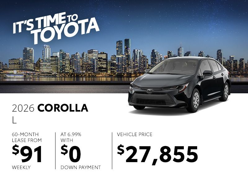 New Toyota Corolla Deals in Montreal