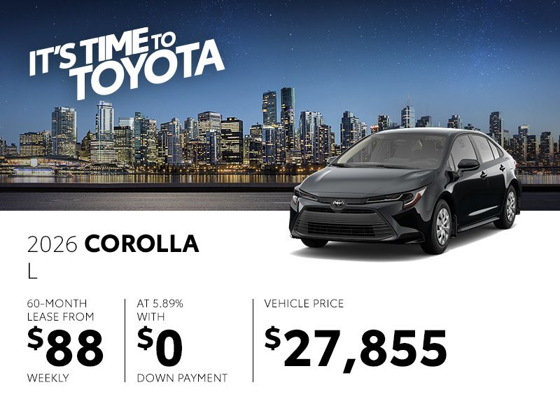 New Toyota Corolla Deals in Montreal