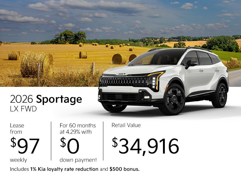 New Kia Sportage promotions in Montreal