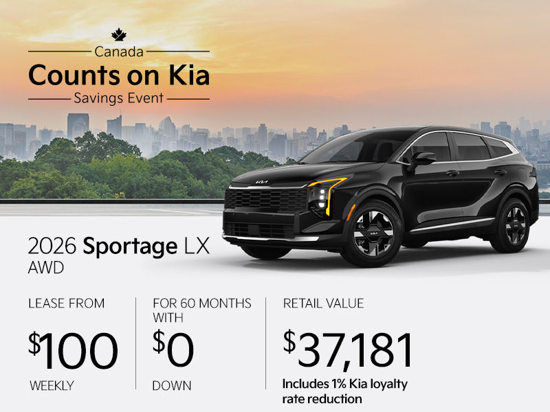 New Kia Sportage promotions in Montreal
