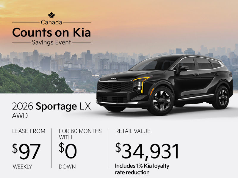 New Kia Sportage promotions in Montreal