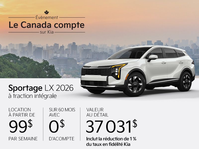 Kia Sportage neuf en promotion  Montral
