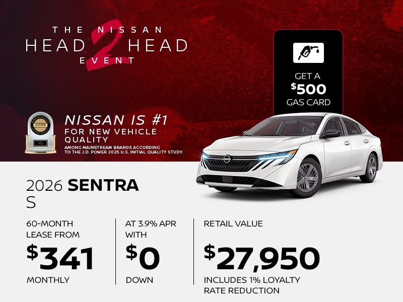 New Nissan Sentra Offers in Montreal
