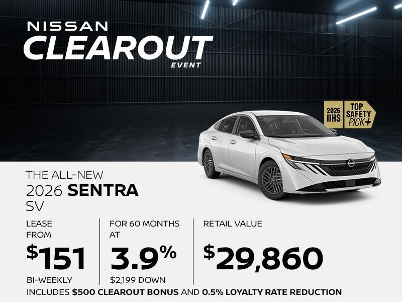 New Nissan Sentra Offers in Montreal