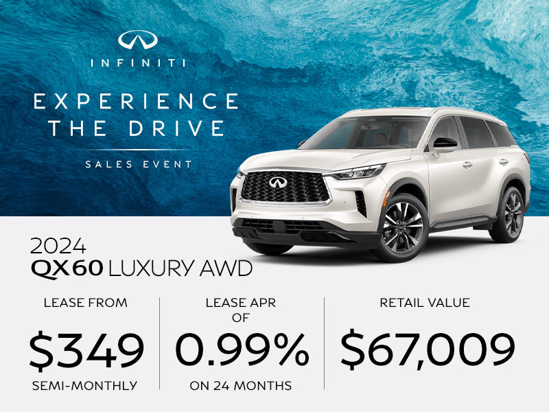 New INFINITI QX60 offers in Montreal