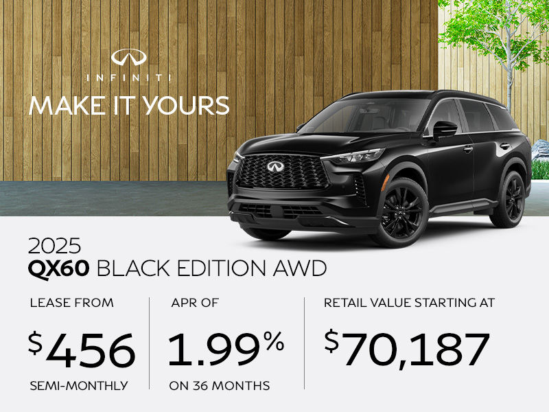 New INFINITI QX60 offers in Montreal