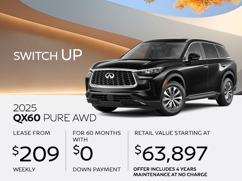 New INFINITI QX60 offers in Montreal