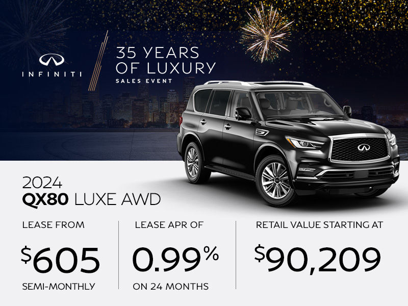 New INFINITI QX80 offers in Montreal