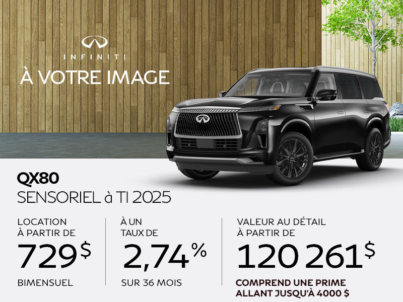 INFINITI QX80 neuf en promotion  Montral