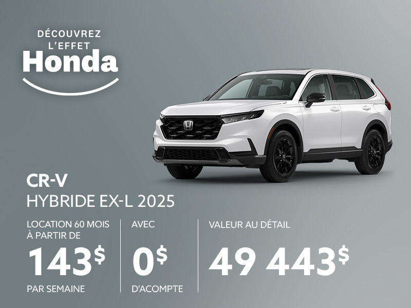 Honda CR-V neuf en promotion à Montréal