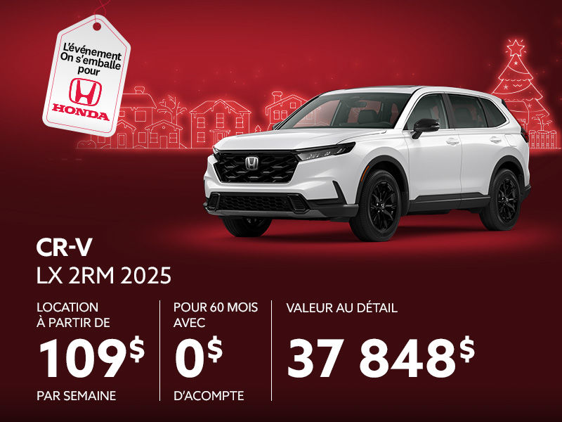 Honda CR-V neuf en promotion à Montréal