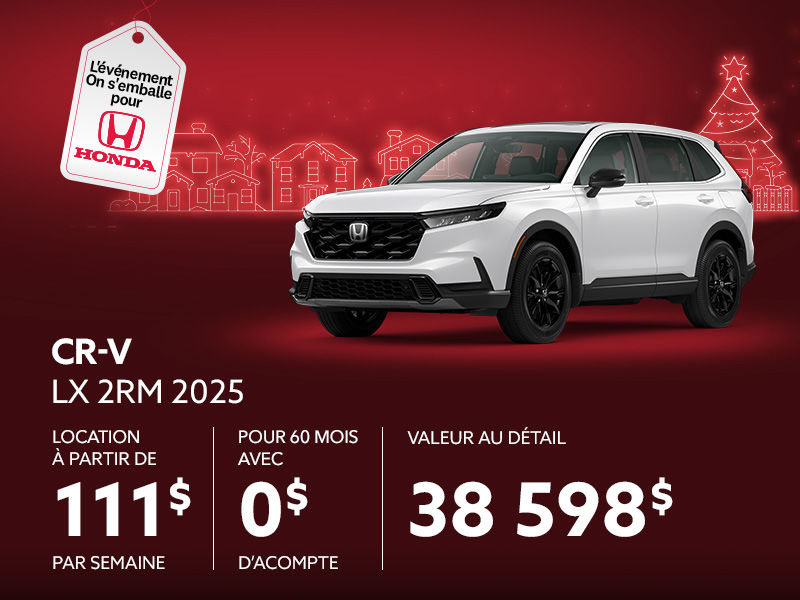 Honda CR-V neuf en promotion à Montréal