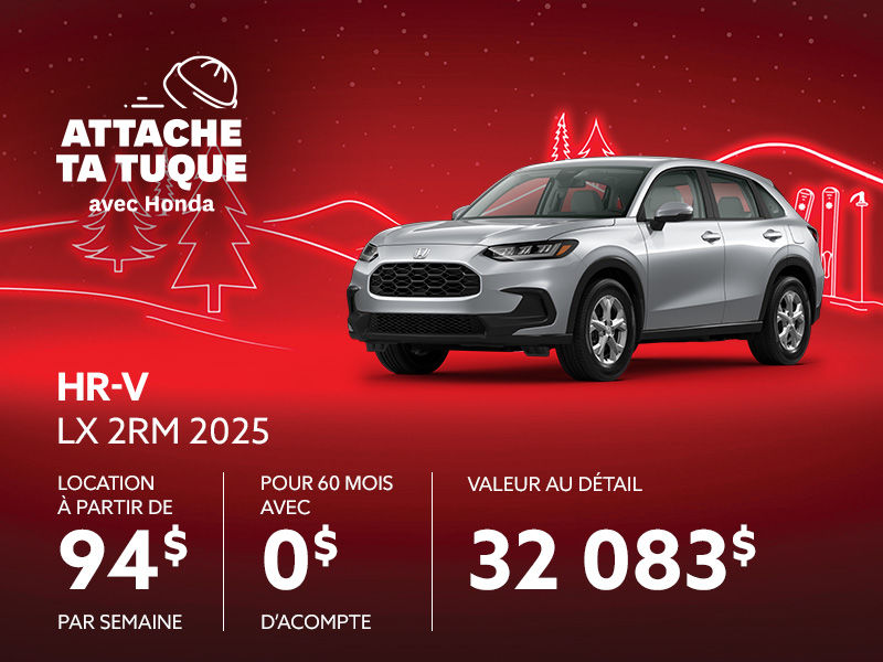 Honda HR-V neuf en promotion  Montral