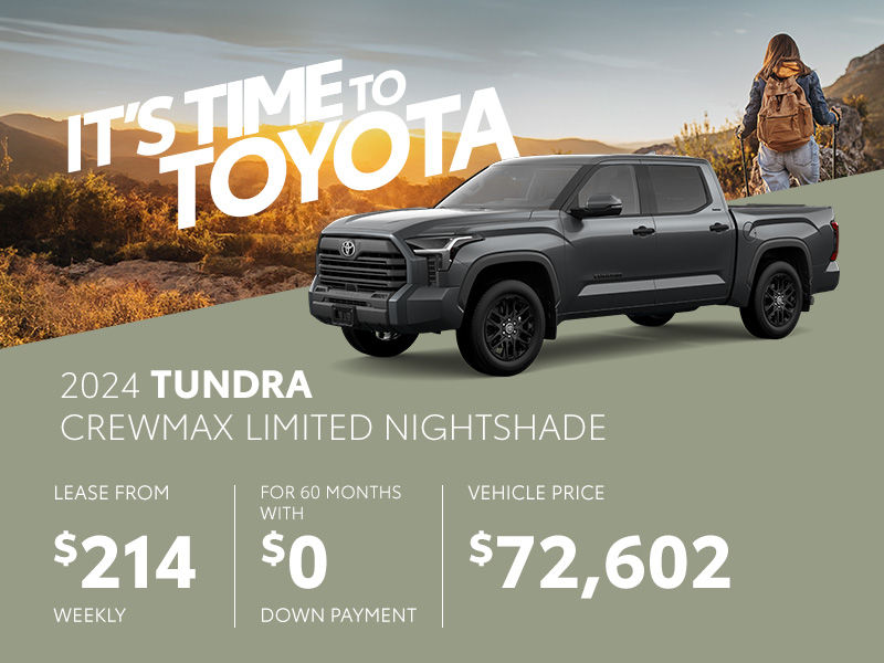 New Toyota Tundra Promotions in Montreal