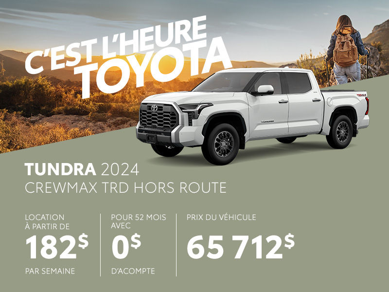 Toyota Tundra neuf en promotion à Montréal