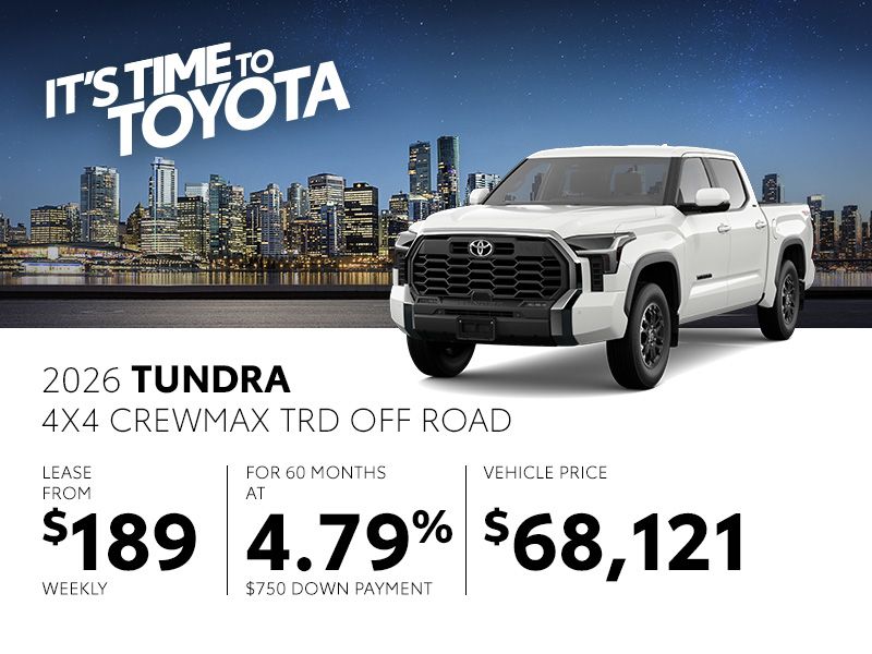 New Toyota Tundra Promotions in Montreal