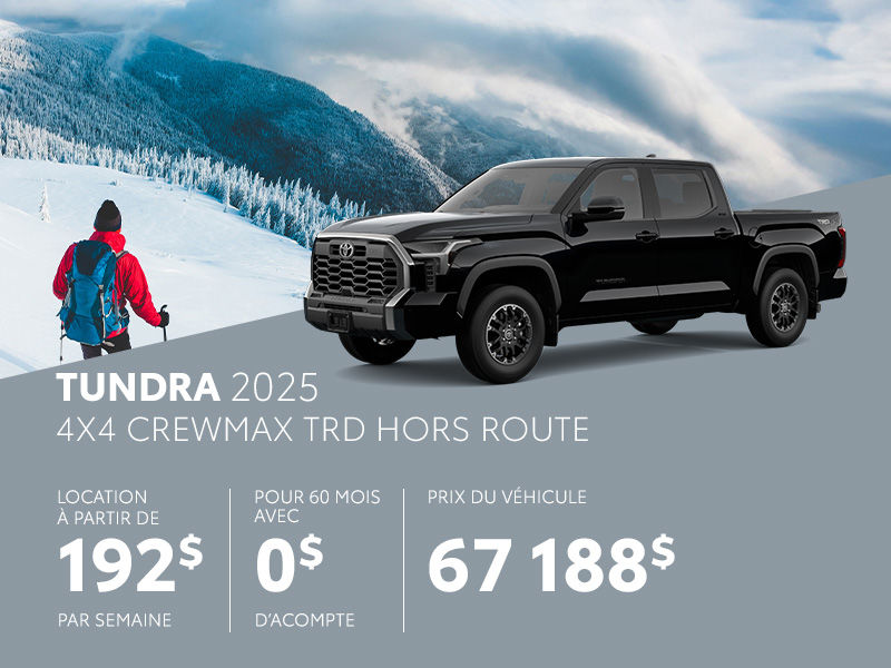 Toyota Tundra neuf en promotion  Montral