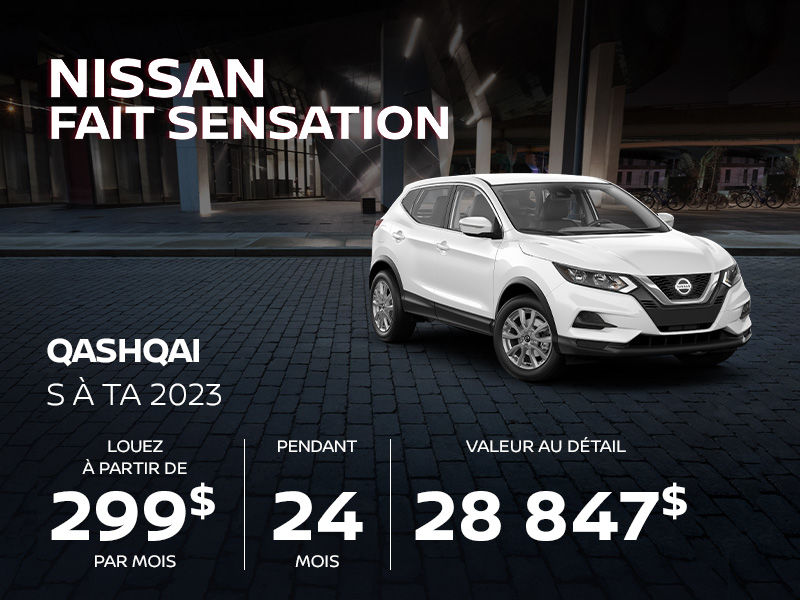Nissan Qashqai neuf en promotion à Montréal