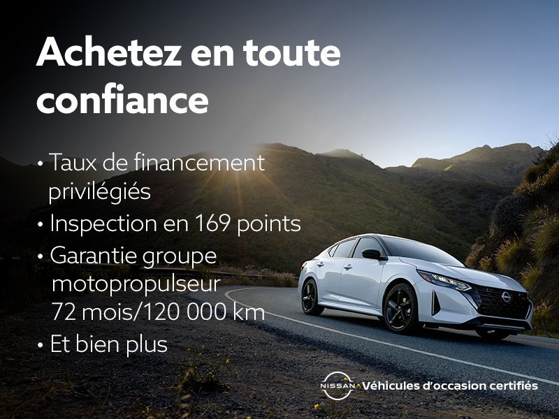 Véhicules d'occasion Certifiés Nissan