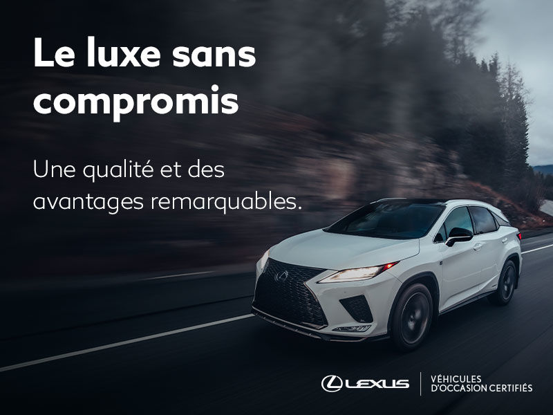 Véhicules d'occasion Certifiés Lexus