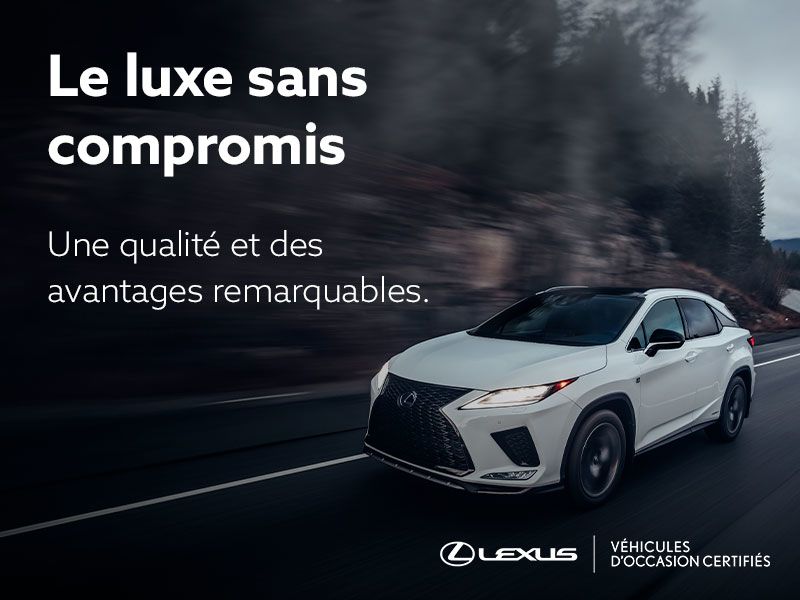 Véhicules d'occasion Certifiés Lexus