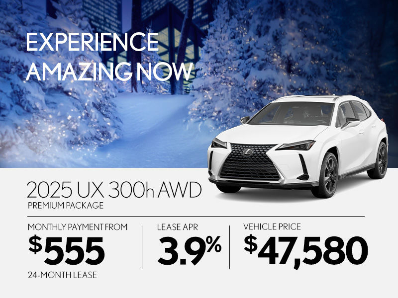 New Lexus UX Promotion Montreal