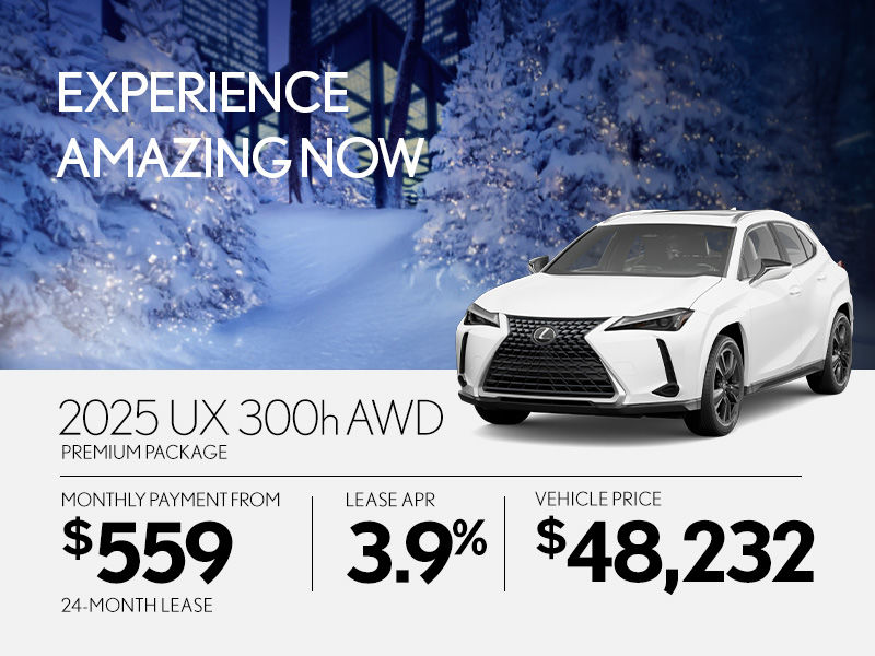 New Lexus UX Promotion Montreal