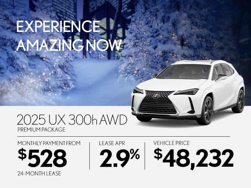 New Lexus UX Promotion Montreal