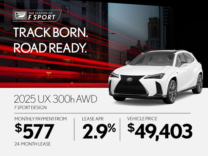 New Lexus UX Promotion Montreal