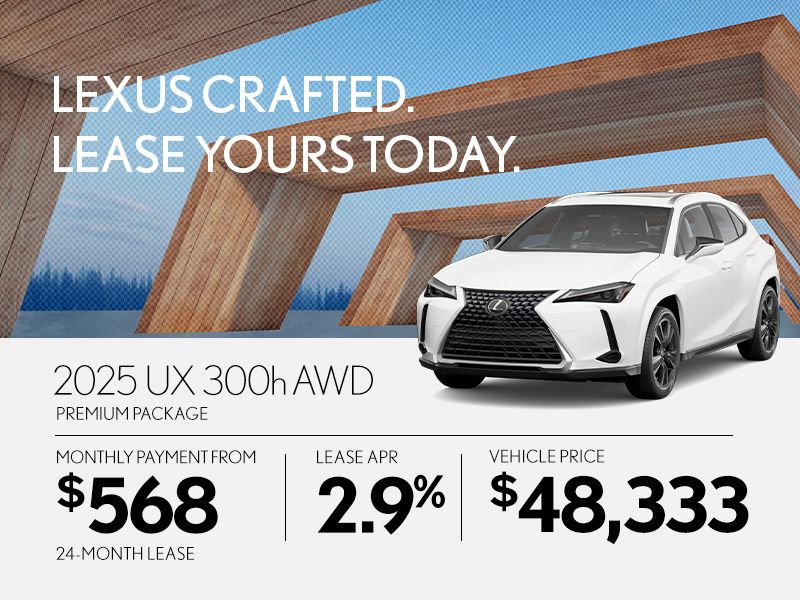 New Lexus UX Promotion Montreal