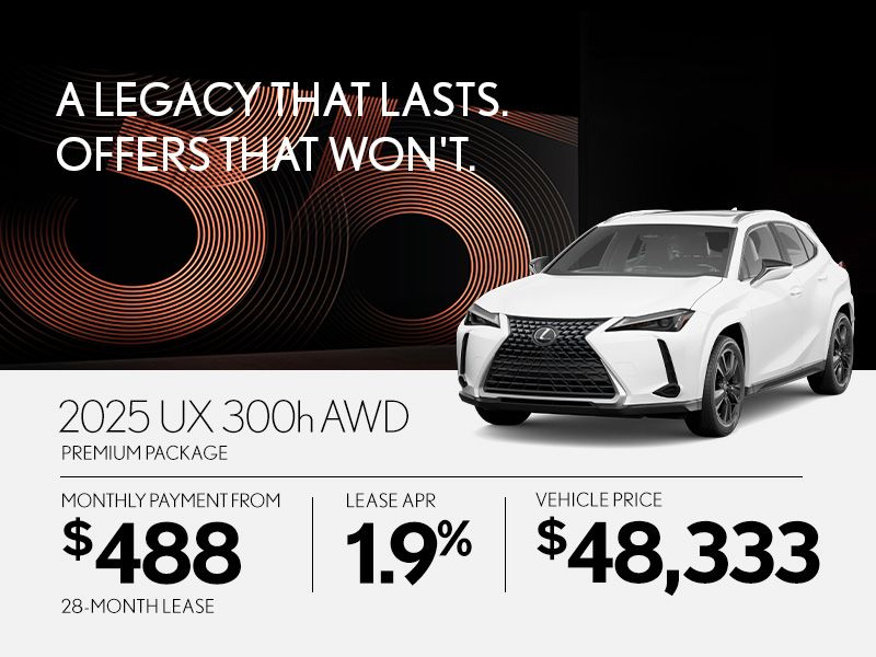 New Lexus UX Promotion Montreal