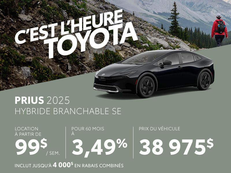 Toyota Prius neuf en Promotion  Montral