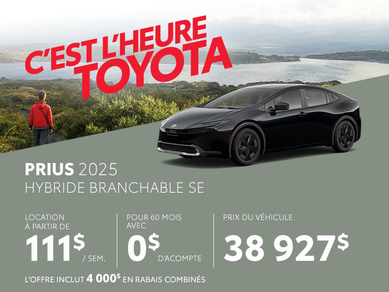 Toyota Prius neuf en Promotion à Montréal