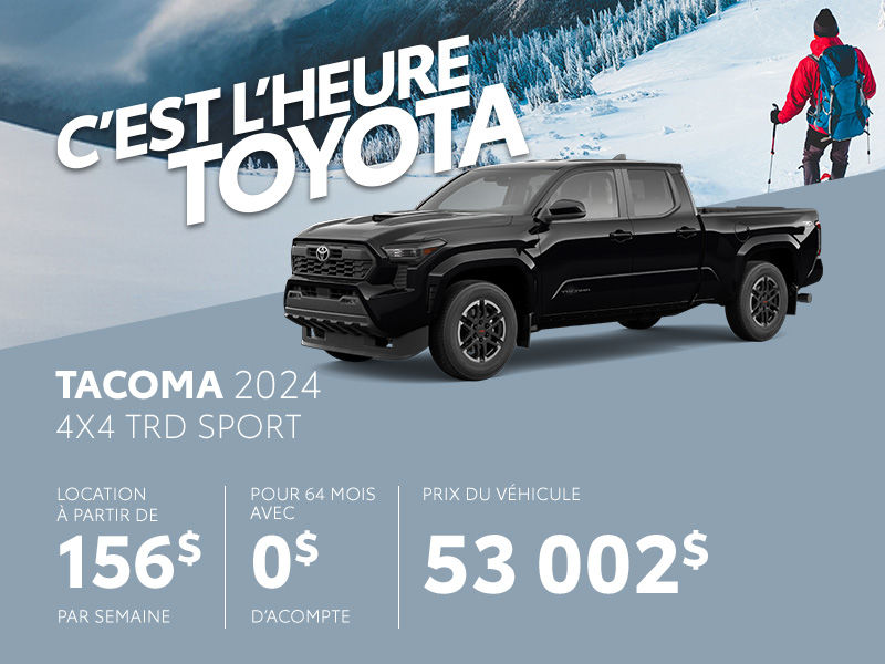 Toyota Tacoma neuf en promotion à Montréal