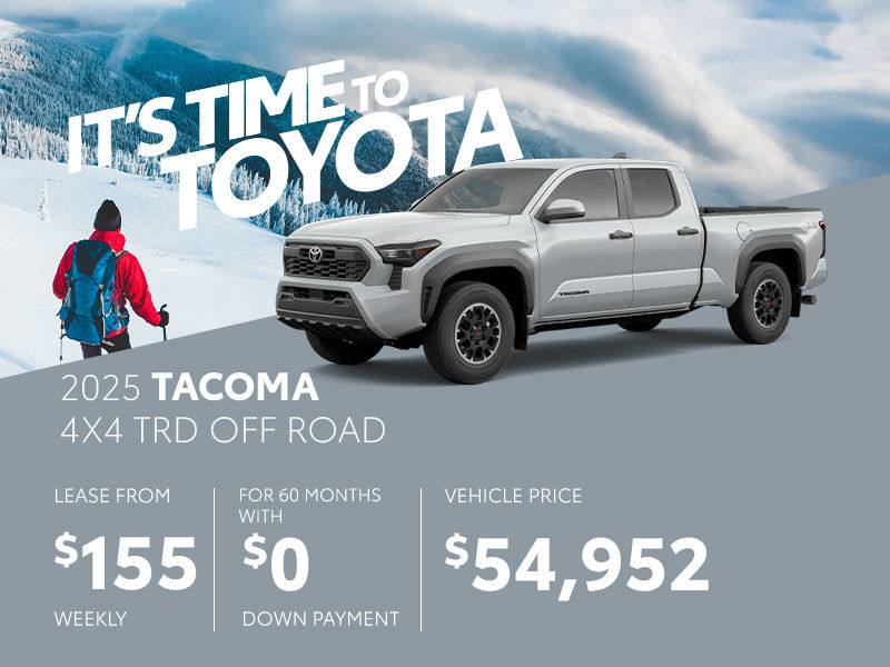 New Toyota Tacoma Promotions in Montreal