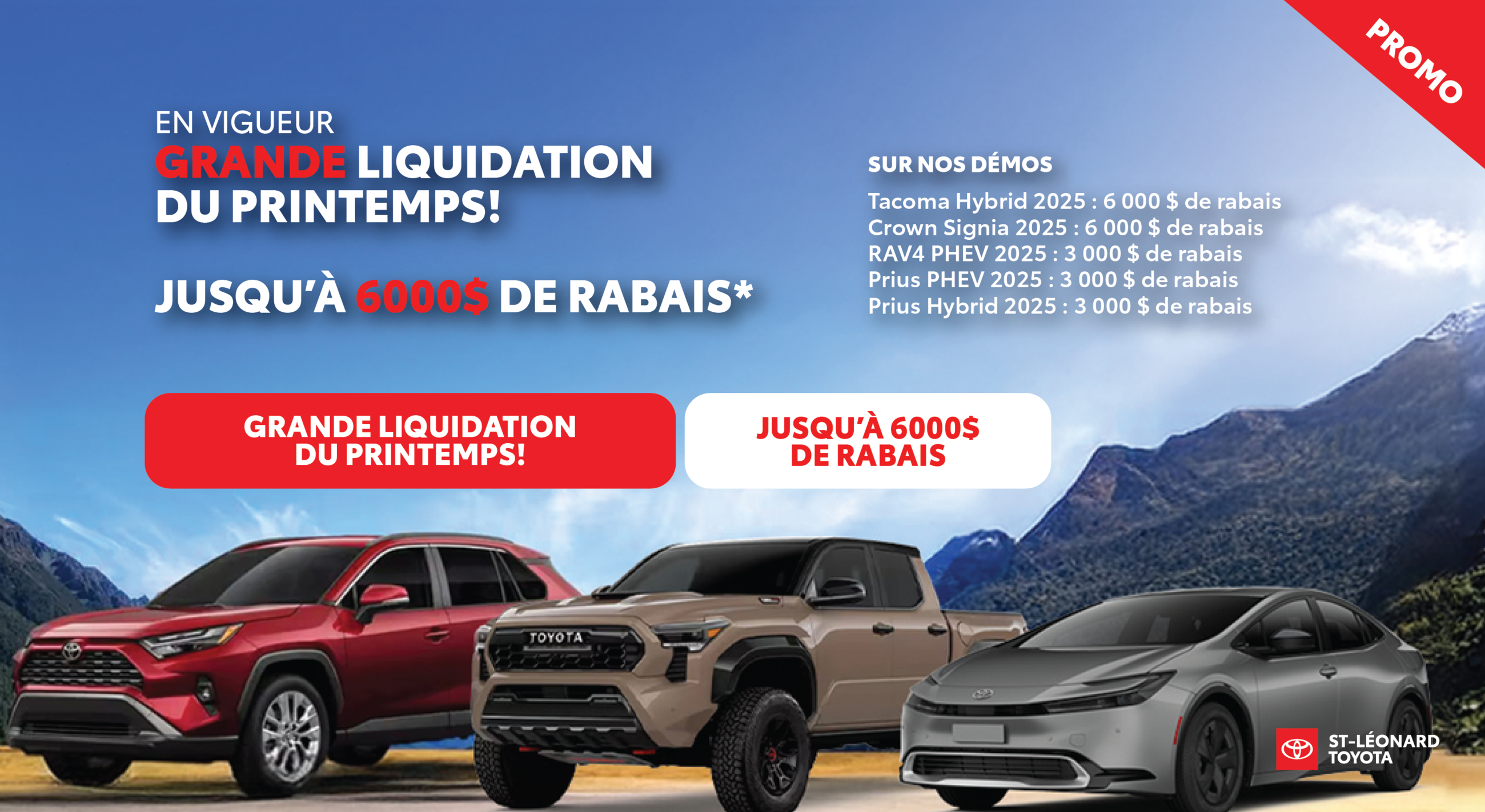 Grande liquidation du printemps 2026