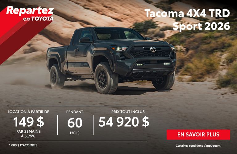 Toyota Tacoma 4X4 TRD Sport 2026