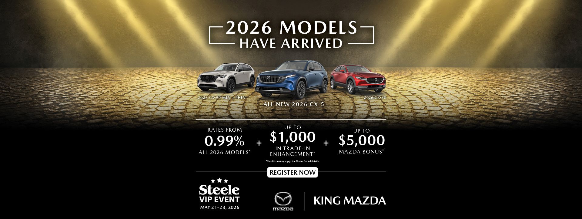 Steele VIP event - King Mazda
