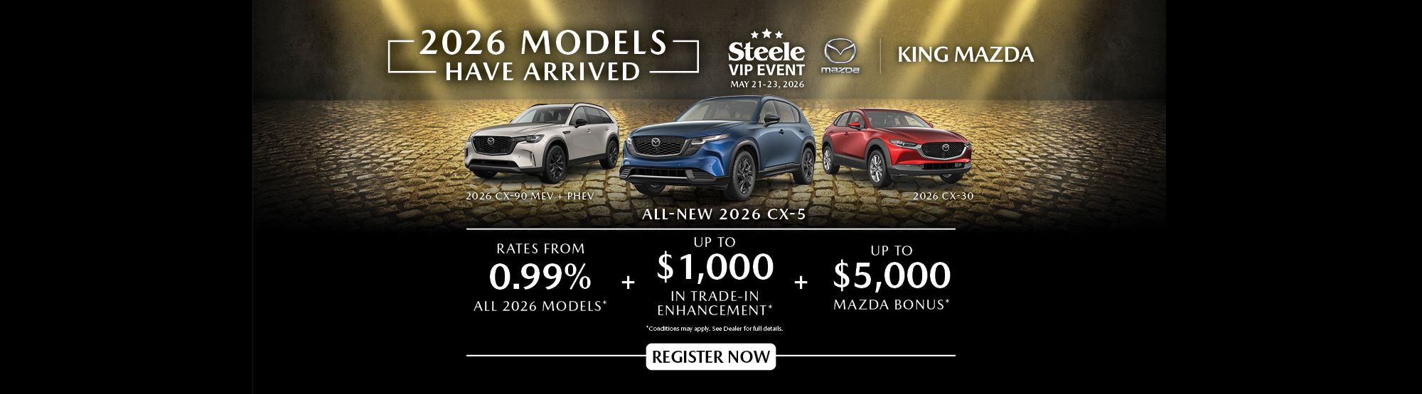 Steele VIP event - King Mazda